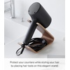 image:imageYAMAZAKI Home Rin Hair Dryer amp Iron Holder Hair Tool Organizer for SalonQuality Blowout HairdryerFlat IronCurling Iron Countertop Organizer  Wood