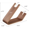 image:imageYAMAZAKI Home Rin Hair Dryer amp Iron Holder Hair Tool Organizer for SalonQuality Blowout HairdryerFlat IronCurling Iron Countertop Organizer  Wood