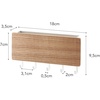 image:imageYAMAZAKI Home Rin Magnetic Wall Organizer  Key Hooks amp Tray for Storage  Steel  WoodAsh
