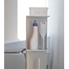 image:imageYAMAZAKI Home Rin Toilet Organizer  Slim Bathroom Storage Shelves  Steel  Wood Ash