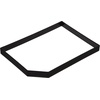 image:imageYAMAZAKI Home Sanitary Step Trash Can  Small Space Waste Bin for Bathroom Kitchen ABS Plastic One Size WhiteBlack