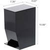 image:imageYAMAZAKI Home Sanitary Step Trash Can  Small Space Waste Bin for Bathroom Kitchen ABS Plastic One Size WhiteBlack