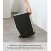 image:imageYAMAZAKI Home Sanitary Step Trash Can  Small Space Waste Bin for Bathroom Kitchen ABS Plastic One Size WhiteBlack