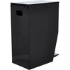 image:imageYAMAZAKI Home Sanitary Step Trash Can  Small Space Waste Bin for Bathroom Kitchen ABS Plastic One Size WhiteBlack