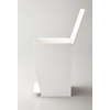 image:imageYAMAZAKI Home Sanitary Step Trash Can  Small Space Waste Bin for Bathroom Kitchen ABS Plastic One Size WhiteWhite