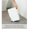 image:imageYAMAZAKI Home Sanitary Step Trash Can  Small Space Waste Bin for Bathroom Kitchen ABS Plastic One Size WhiteWhite