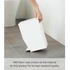 image:imageYAMAZAKI Home Sanitary Step Trash Can  Small Space Waste Bin for Bathroom Kitchen ABS Plastic One Size WhiteWhite
