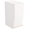 image:imageYAMAZAKI Home Sanitary Step Trash Can  Small Space Waste Bin for Bathroom Kitchen ABS Plastic One Size WhiteWhite