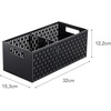 image:imageYAMAZAKI Home Stacking Baskets  Fruit Basket  Vegetable Basket ABS Plastic One Size White  Flexible vegetable and fruit storage in a stackable basket A smart fit for modern homes Keeps busy spaces neat and tidyBlack