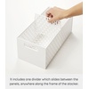 image:imageYAMAZAKI Home Stacking Baskets  Fruit Basket  Vegetable Basket ABS Plastic One Size White  Flexible vegetable and fruit storage in a stackable basket A smart fit for modern homes Keeps busy spaces neat and tidyWhite