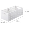 image:imageYAMAZAKI Home Stacking Baskets  Fruit Basket  Vegetable Basket ABS Plastic One Size White  Flexible vegetable and fruit storage in a stackable basket A smart fit for modern homes Keeps busy spaces neat and tidyWhite