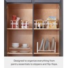image:imageYAMAZAKI Home Storage Basket  Home Organizer Bin Holder with Wooden Handle Steel  Wood Small White