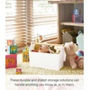 image:imageYAMAZAKI Home Storage OrganizerCleaning CaddyStorage Basket with Handle Plastic  Wood One Size White  Versatile storage organizer and cleaning caddy Toy storage Features an elegant wood accent handle Multiuse organizerWhite