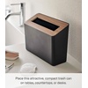 image:imageYAMAZAKI Home Table Top Trash Can  No Assembly ReqAsh