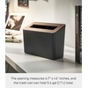 image:imageYAMAZAKI Home Table Top Trash Can  No Assembly ReqAsh
