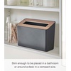 image:imageYAMAZAKI Home Table Top Trash Can  No Assembly ReqAsh