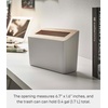 image:imageYAMAZAKI Home Table Top Trash Can  No Assembly ReqWalnut
