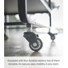 image:imageYAMAZAKI Home Tower 3Tier Trolley Rolling Metal HeavyDuty Storage Cart Organizer with CastersUtility Cart for KitchenBathroom 32  Steel   Heavyduty metal trolley organizer Perfect utility storage cart for kitchen or bathroom Smooth casters for easy mobilityBlack