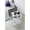 image:imageYAMAZAKI Home Tower 3Tier Trolley Rolling Metal HeavyDuty Storage Cart Organizer with CastersUtility Cart for KitchenBathroom 32  Steel   Heavyduty metal trolley organizer Perfect utility storage cart for kitchen or bathroom Smooth casters for easy mobilityWhite