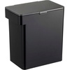 image:imageYAMAZAKI Home Tower Airtight Pet Food Storage Container  Cat And Dog Food Holder Bin With Transparent Lid And Handle  Medium  Polypropylene  8 Lbs 16 Gallons 6 QuartsWhiteBlack