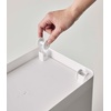 image:imageYAMAZAKI Home Tower Airtight Pet Food Storage Container  Cat And Dog Food Holder Bin With Transparent Lid And Handle  Medium  Polypropylene  8 Lbs 16 Gallons 6 QuartsWhiteWhite