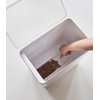 image:imageYAMAZAKI Home Tower Airtight Pet Food Storage Container  Cat And Dog Food Holder Bin With Transparent Lid And Handle  Medium  Polypropylene  8 Lbs 16 Gallons 6 QuartsWhiteWhite