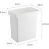 image:imageYAMAZAKI Home Tower Airtight Pet Food Storage Container  Cat And Dog Food Holder Bin With Transparent Lid And Handle  Medium  Polypropylene  8 Lbs 16 Gallons 6 QuartsWhiteWhite