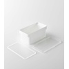 image:imageYAMAZAKI Home Tower Airtight Pet Food Storage Container  Cat And Dog Food Holder Bin With Transparent Lid And Handle  Medium  Polypropylene  8 Lbs 16 Gallons 6 QuartsWhiteWhite