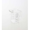 image:imageYAMAZAKI Home Tower Airtight Pet Food Storage Container  Cat And Dog Food Holder Bin With Transparent Lid And Handle  Medium  Polypropylene  8 Lbs 16 Gallons 6 QuartsWhiteBlack