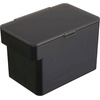 image:imageYAMAZAKI Home Tower Airtight Pet Food Storage Container  Cat And Dog Food Holder Bin With Transparent Lid And Handle  Medium  Polypropylene  8 Lbs 16 Gallons 6 QuartsWhiteBlack