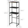 image:imageYAMAZAKI Home Tower Kitchen Appliance Storage Rack Metal Shelving Unit  Standing Organizer Heavy Duty Shelves  35Inch 35  SteelBlack