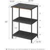 image:imageYAMAZAKI Home Tower Kitchen Appliance Storage Rack Metal Shelving Unit  Standing Organizer Heavy Duty Shelves  35Inch 35  SteelBlack