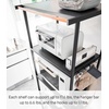 image:imageYAMAZAKI Home Tower Kitchen Appliance Storage Rack Metal Shelving Unit  Standing Organizer Heavy Duty Shelves  35Inch 35  SteelBlack