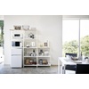 image:imageYAMAZAKI Home Tower Kitchen Appliance Storage Rack Metal Shelving Unit  Standing Organizer Heavy Duty Shelves  35Inch 35  SteelWhite