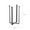 image:imageYAMAZAKI Home Tower Kitchen Multi Eco Stand  Multifunctional Plastic Bag Holder Bottle Dryer  Steel  Multiuse kitchen stand serves as plastic bag holder and bottle dryer Designed for convenient home organization CompactBlack