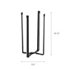 image:imageYAMAZAKI Home Tower Kitchen Multi Eco Stand  Multifunctional Plastic Bag Holder Bottle Dryer  Steel  Multiuse kitchen stand serves as plastic bag holder and bottle dryer Designed for convenient home organization CompactBlack