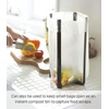 image:imageYAMAZAKI Home Tower Kitchen Multi Eco Stand  Multifunctional Plastic Bag Holder Bottle Dryer  Steel  Multiuse kitchen stand serves as plastic bag holder and bottle dryer Designed for convenient home organization CompactBlack