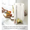 image:imageYAMAZAKI Home Tower Kitchen Multi Eco Stand  Multifunctional Plastic Bag Holder Bottle Dryer  Steel  Multiuse kitchen stand serves as plastic bag holder and bottle dryer Designed for convenient home organization CompactWhite