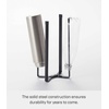 image:imageYAMAZAKI Home Tower Kitchen Multi Eco Stand  Multifunctional Plastic Bag Holder Bottle Dryer  Steel  Multiuse kitchen stand serves as plastic bag holder and bottle dryer Designed for convenient home organization CompactBlack