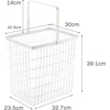 image:imageYAMAZAKI Home Tower Laundry Basket  Storage Hamper 15  Steel  875 Gallons 33 Liters  Open wire frame laundry basket promotes airflow to keep clothes fresh Built for everyday use Keeps essentials organizedBlack