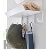 image:imageYAMAZAKI Home Tower Magnetic 2Tier Entryway Organizer  Storage for Gloves and Hats with Hooks for Keys and Bags  Steel