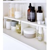 image:imageYAMAZAKI Home Tower Medicine Cabinet Vanity Storage Racks  Set of 2 Bathroom Mirror Organizer Risers  Steel White