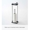 image:imageYAMAZAKI Home Tower Roll Paper Stand with Tray  Steel  Holds 3 Toilet Paper Rolls  Sturdy steel roll paper stand with an integrated top tray Built for daily use Designed for convenient home organizationBlack