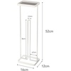 image:imageYAMAZAKI Home Tower Roll Paper Stand with Tray  Steel  Holds 3 Toilet Paper Rolls  Sturdy steel roll paper stand with an integrated top tray Built for daily use Designed for convenient home organizationWhite