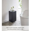 image:imageYAMAZAKI Home Tower Rolling Toilet Paper Stocker  Steel  Holds Up to 12 Rolls of Toilet PaperBlack