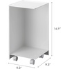 image:imageYAMAZAKI Home Tower Rolling Toilet Paper Stocker  Steel  Holds Up to 12 Rolls of Toilet PaperWhite