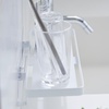 image:imageYAMAZAKI Home Tower SelfAdhesive Bathroom Sink Organizer Rack  Versatile Storage For Toothbrushes Makeup Hair Products  Easy Installation On Tile Plastic Metal  SpaceSaving Tray  SteelWhite