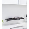 image:imageYAMAZAKI Home Tower SelfAdhesive Bathroom Sink Organizer Rack  Versatile Storage For Toothbrushes Makeup Hair Products  Easy Installation On Tile Plastic Metal  SpaceSaving Tray  SteelBlack