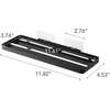 image:imageYAMAZAKI Home Tower SelfAdhesive Bathroom Sink Organizer Rack  Versatile Storage For Toothbrushes Makeup Hair Products  Easy Installation On Tile Plastic Metal  SpaceSaving Tray  SteelBlack