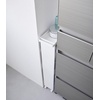 image:imageYAMAZAKI Home Tower Slim 4Tier Rolling Storage Cart  Mobile Organizer for Kitchen Or Bathroom 317  Steel White